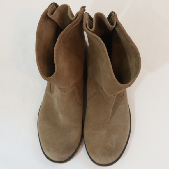 Crown Vintage Shoes Crown Vintage Mindy Suede Leather Boots Poshmark